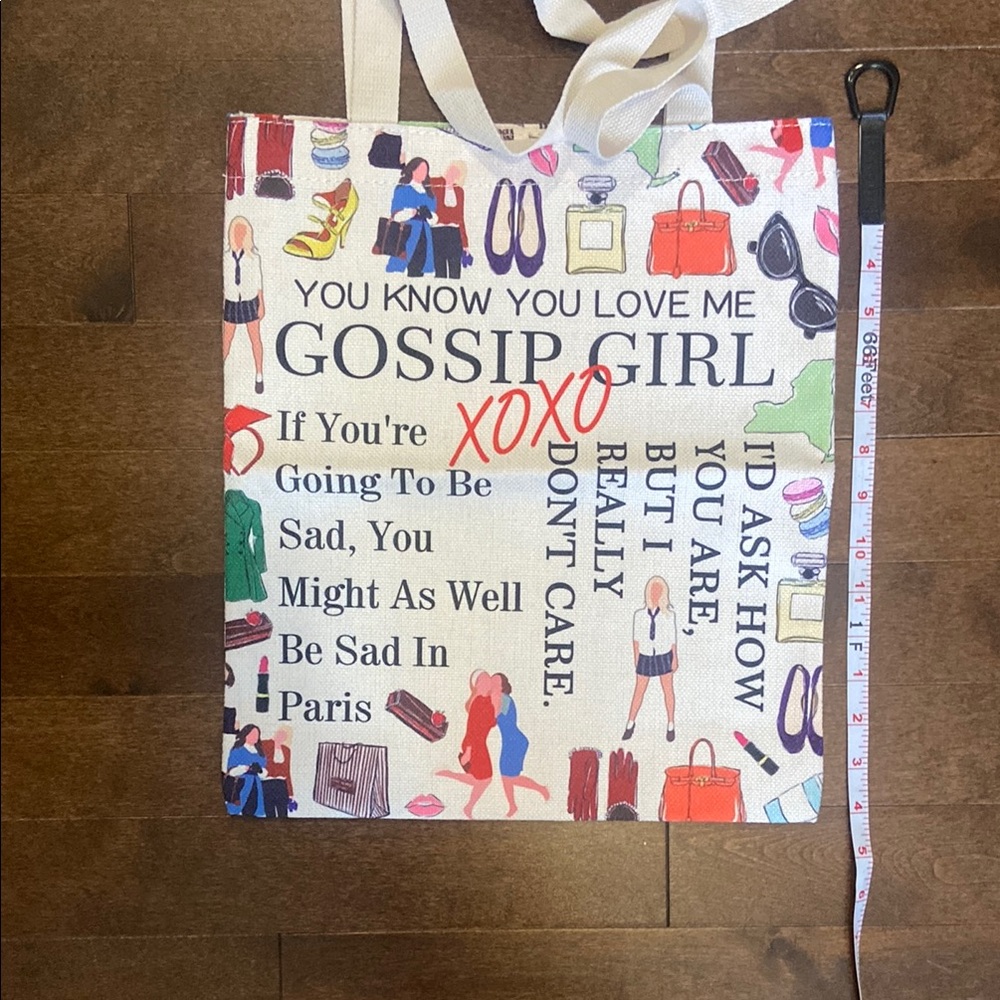 Gossip Girl Themed Tote Bag - Multicolor